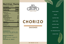 Load image into Gallery viewer, El Grifo™ Chorizo Vegano