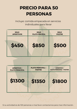 Load image into Gallery viewer, Servicio de Catering