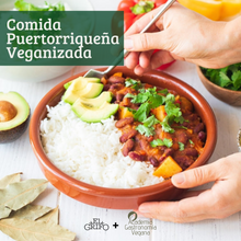Load image into Gallery viewer, CURSO PRESENCIAL: COMIDA CRIOLLA PUERTORRIQUEÑA VEGANIZADA