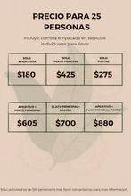 Load image into Gallery viewer, Servicio de Catering
