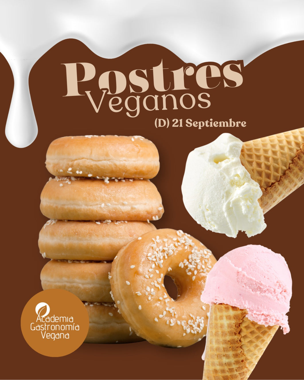 CURSO POSTRES VEGANOS: DONAS, MANTECADOS Y MÁS